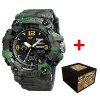 Годинник наручний Patriot 006CMGR Ваше лого Зелений камуфляж + Коробка фото 2