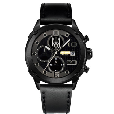 Patriot 016BKBK Трезубец серебро Черные + Коробка