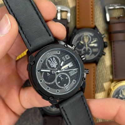 Patriot 016BKBK Трезубец серебро Черные + Коробка