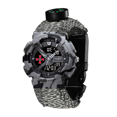 Patriot 005CMGYSU ВСУ Серый камуфляж Паракордовый ремешок ACU + Коробка.