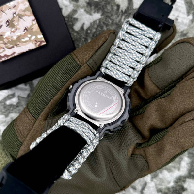 Patriot 005CMGYSU ВСУ Серый камуфляж Паракордовый ремешок ACU + Коробка.