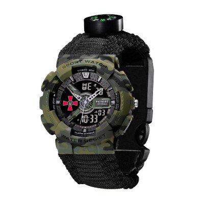 Patriot 005CMGRSU ЗСУ Зелений камуфляж Паракордовий ремінець Black + Коробка
