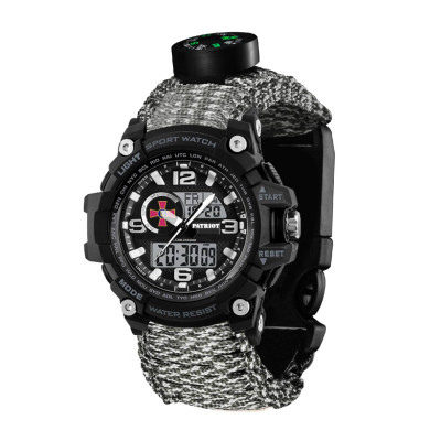 Patriot 012BKSU ВСУ Черные Паракордовый ремешок ACU + Коробка