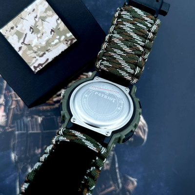 Patriot 005AGSU ВСУ Паракордовый ремешок Camo Green + Коробка