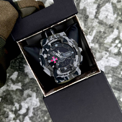 Patriot 005CMGYSU ВСУ Серый камуфляж Паракордовый ремешок Army Green + Коробка