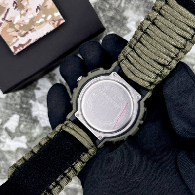 Patriot 005CMGRSU ВСУ Зеленый камуфляж Паракордовый ремешок Army Green + Коробка.