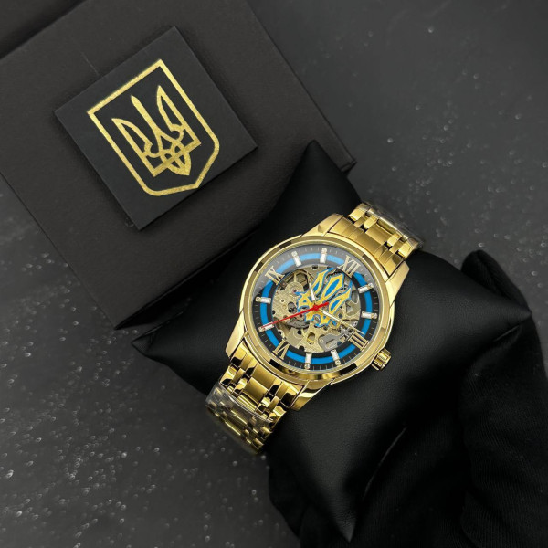 Часы наручные Patriot 025 Sharp Gold Blue. фото 3