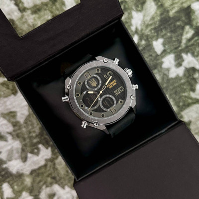 Patriot 017SIBK Трезубец золото Silver-Black