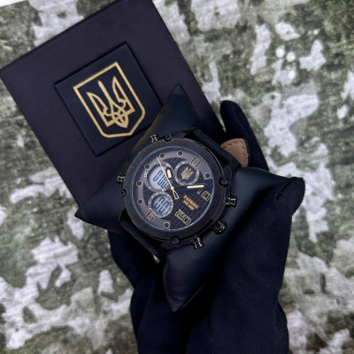 Patriot 017BKWT Трезубец золото Black-White