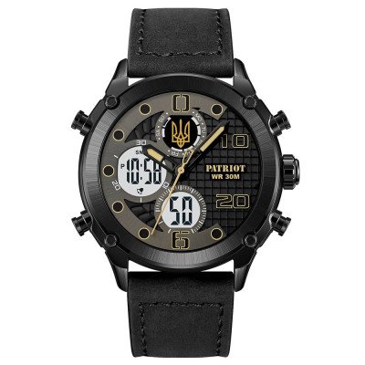 Patriot 017BKWT Трезубец золото Black-White