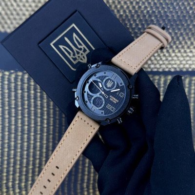 Patriot 017BKBKBR Трезубец золото Black-Black-Light Brown.