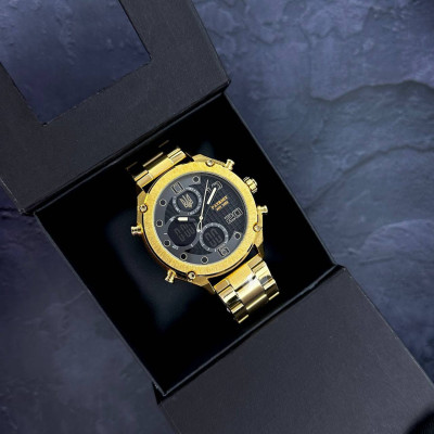 Patriot 017 Трезубец Золото Gold-Black Steel