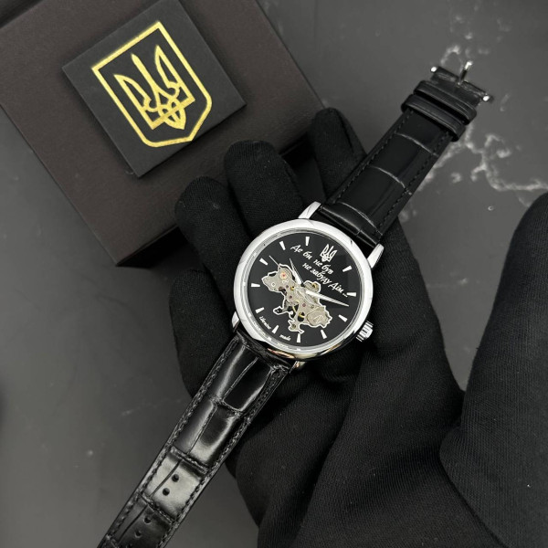 Часы наручные Patriot 022SIBK Mechanic Где бы ни был Silver-Black. фото 3