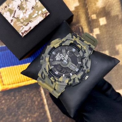 Patriot 005 Трезубец серебро Camo Green + Коробка.