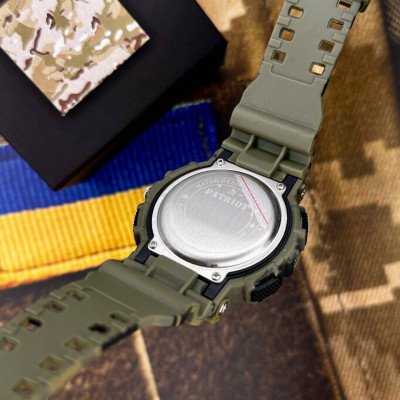 Patriot 005 Трезубец серебро Camo Green + Коробка.