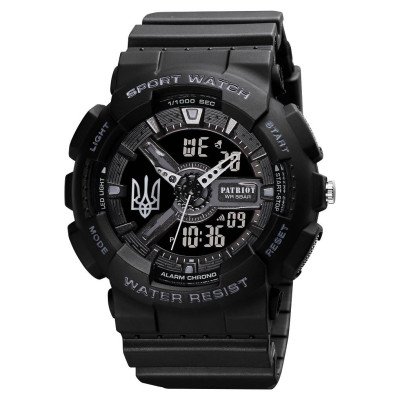 Patriot 005 Трезубец серебро Black + Коробка.