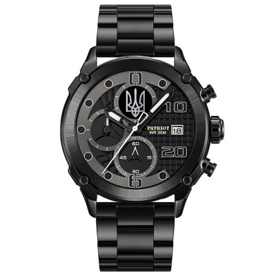 Patriot 016 Трезубец серебро Black-Black Steel