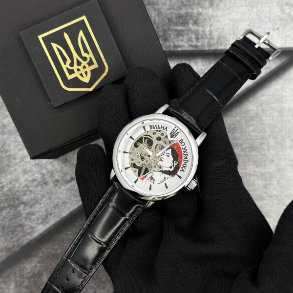 Часы наручные Patriot 022 Silver-Black Mechanic Вольная бо Украинка фото 3