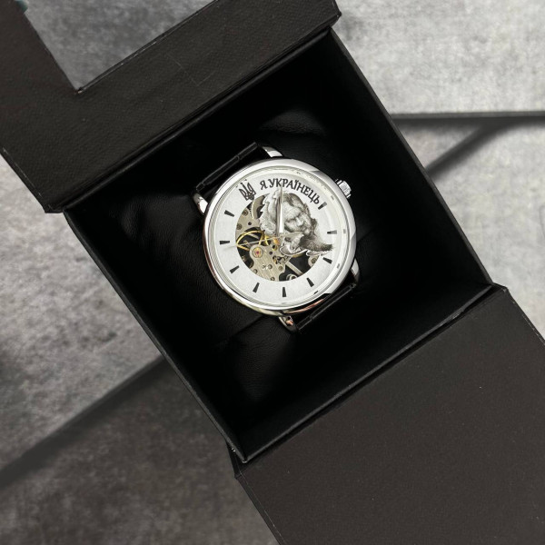 Часы наручные Patriot 022 Silver-Black Mechanic Я Украинец фото 5