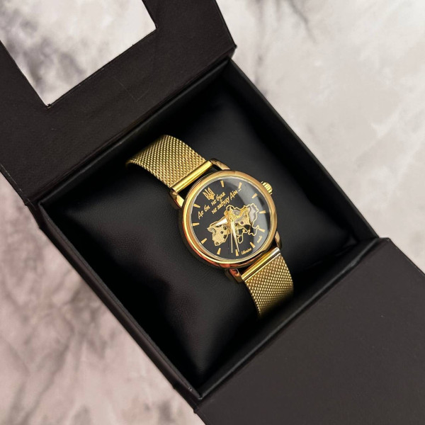 Часы наручные Patriot Gold-Black Где бы ни была фото 4