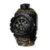 Годинник наручний Patriot 005 Тризуб золото Чорний Паракордовий ремінець Camo Green + Коробка фото 6