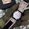 Часы наручные Patriot 005 Трезубец серебро Черный Паракордовый ремешок Desert Camo + Коробка фото 5