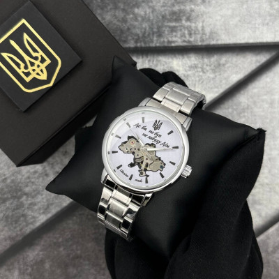 Часы наручные Patriot 022 Silver-White Mechanic Metall Не забуду Дом