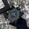 Часы наручные Patriot 005 Трезубец золото Army Green Паракордовый ремешок Camo Green + Коробка. фото 3
