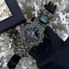 Часы наручные Patriot 005 Трезубец золото Army Green Паракордовый ремешок Camo Green + Коробка. фото 4