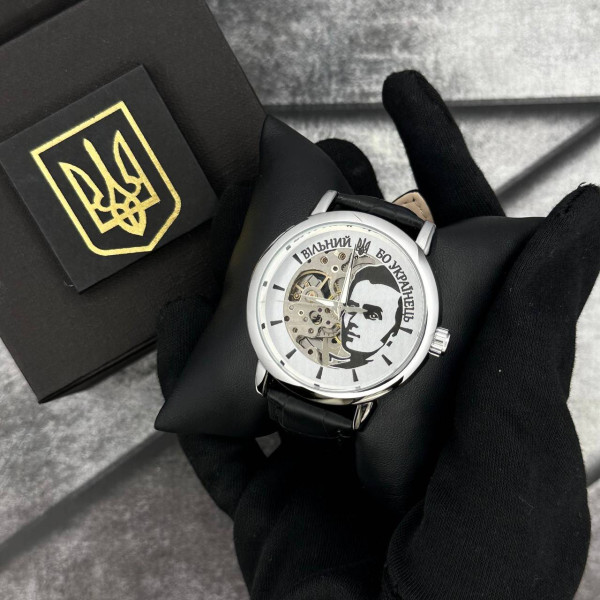 Годинник наручний Patriot 022 Silver-Black Automatics Вільний бо Українець фото 3