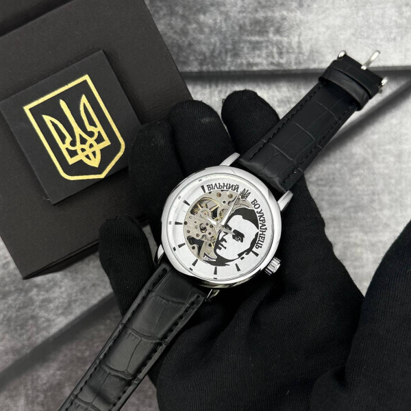 Годинник наручний Patriot 022 Silver-Black Automatics Вільний бо Українець фото 4