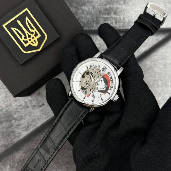 Годинник наручний Patriot 022 Silver-Black Automatics Вільна бо Українка фото 4