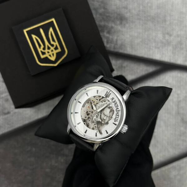 Часы наручные Patriot 022 Silver-Black Automatics Я Украинец фото 3