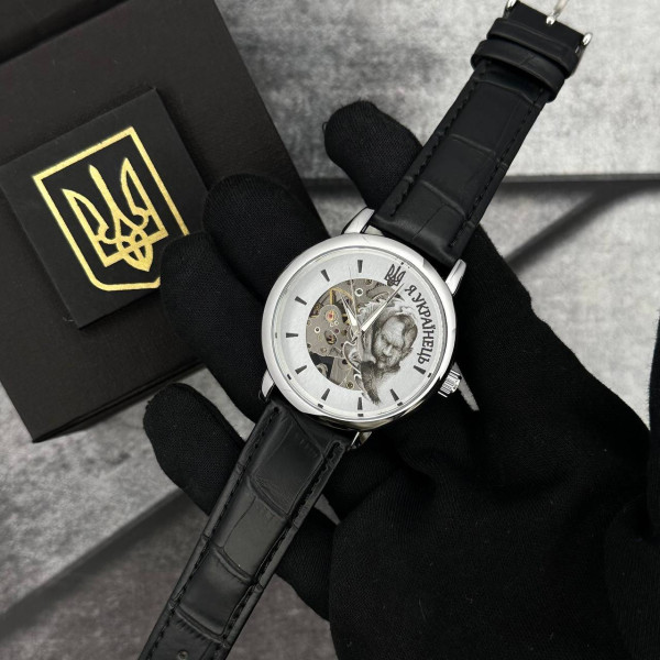 Часы наручные Patriot 022 Silver-Black Automatics Я Украинец фото 4