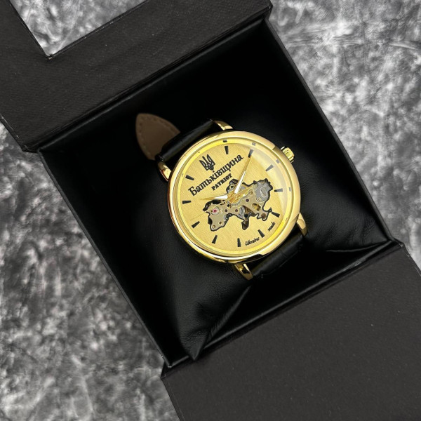 Годинник наручний Patriot 022 Automatics Батьківщина Gold-Gold фото 5