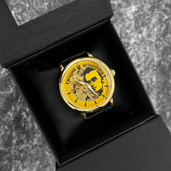 Годинник наручний Patriot 022 Gold-Black Automatics Вільний бо Українець фото 5