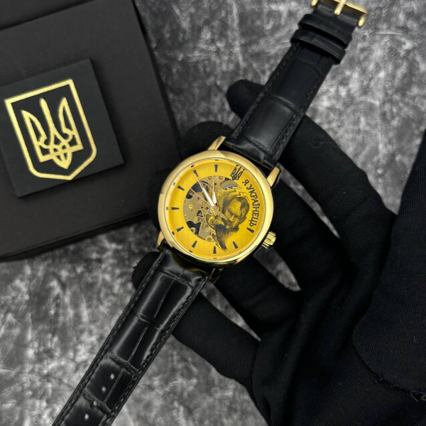 Часы наручные Patriot 022 Gold-Black Automatics Я Украинец фото 3