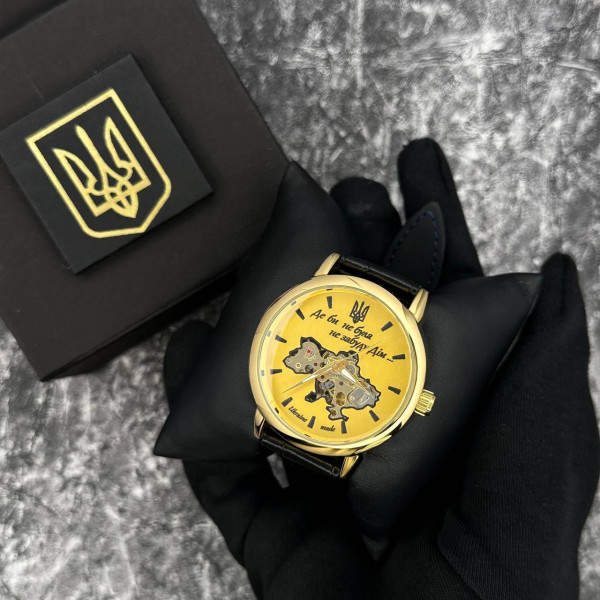 Часы механические Patriot 022 Automatics Не забуду Дом Gold-Black фото 3