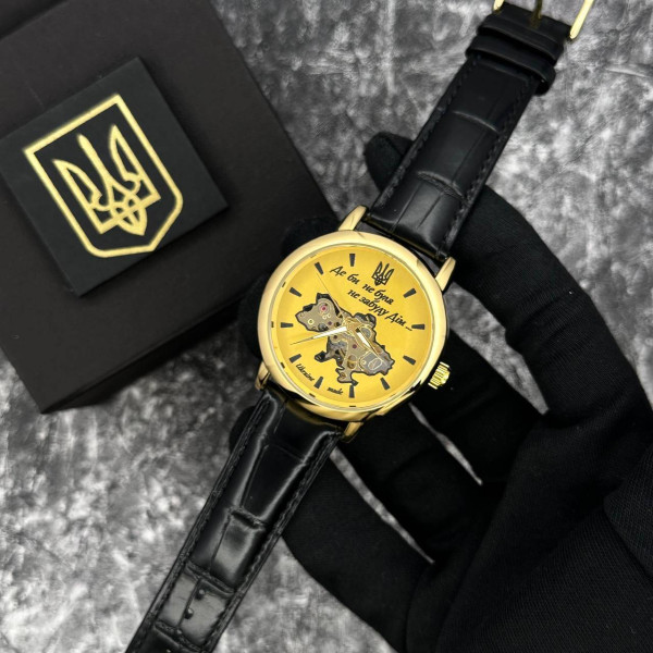 Часы механические Patriot 022 Automatics Не забуду Дом Gold-Black фото 5