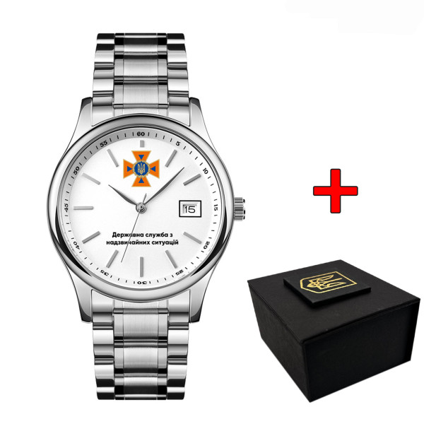 Годинник наручний Patriot 023 ДСНС Срібло фото 1
