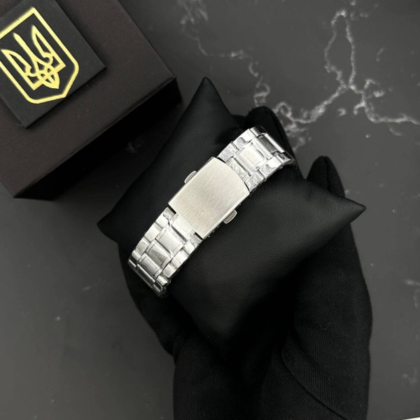 Годинник наручний Patriot 022-3D Не Забуду Дім Silver-Black Steel фото 5