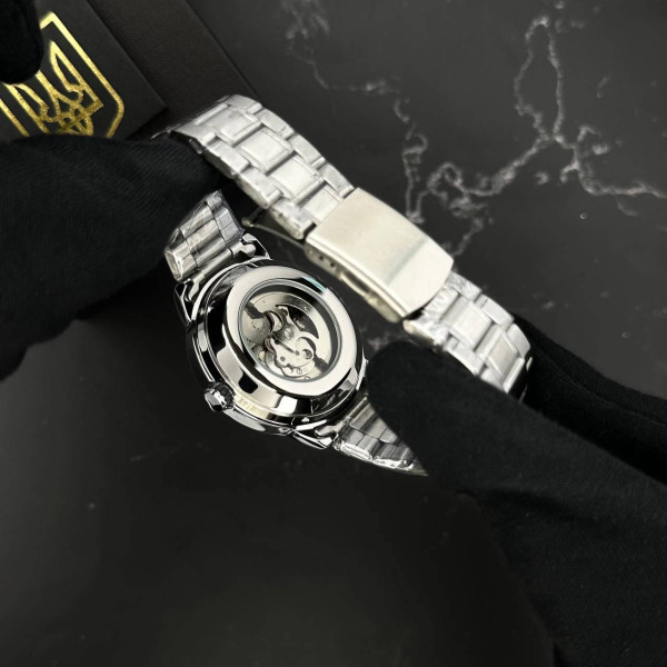 Годинник наручний Patriot 022-3D Не Забуду Дім Silver-Black Steel фото 6