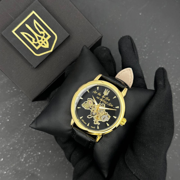 Часы наручные Patriot 022-3D Не забуду Дом Gold-Black фото 4