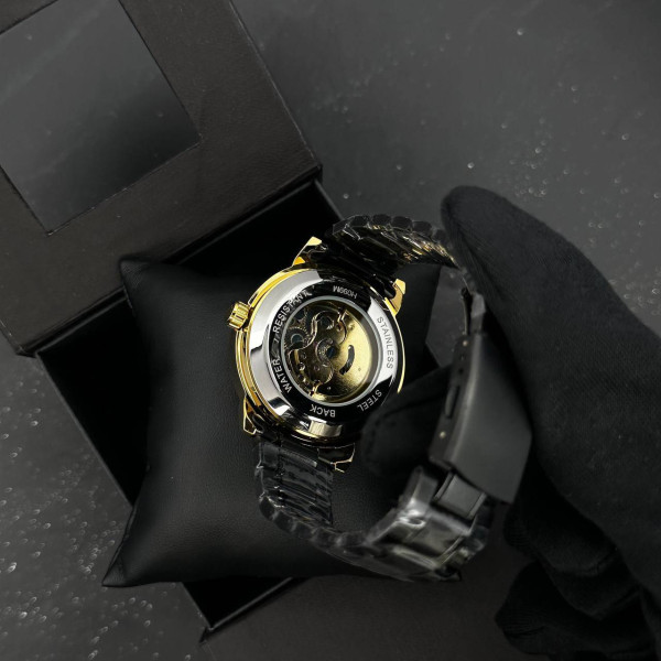 Часы наручные Patriot 022 Black-Gold Automatics Metall Не забуду Дом фото 3
