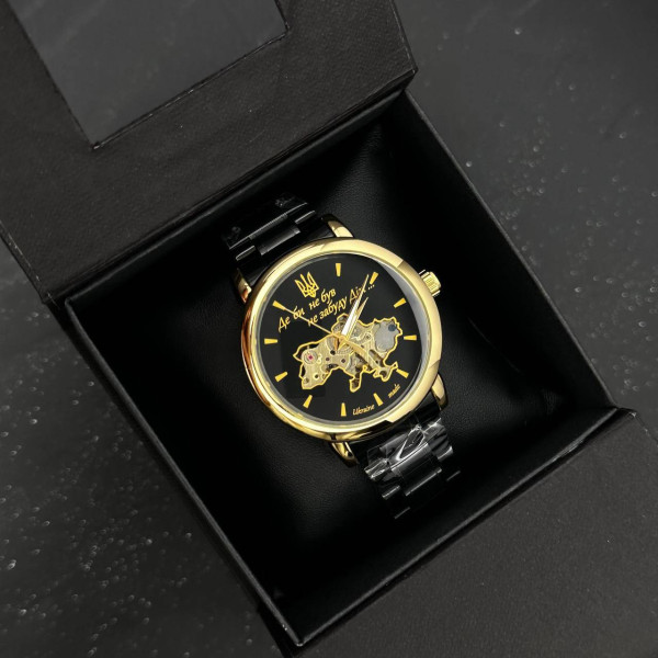 Часы наручные Patriot 022 Black-Gold Automatics Metall Не забуду Дом фото 4