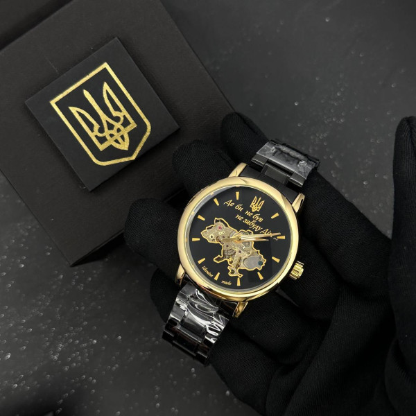 Часы наручные Patriot 022 Black-Gold Automatics Metall Не забуду Дом фото 6