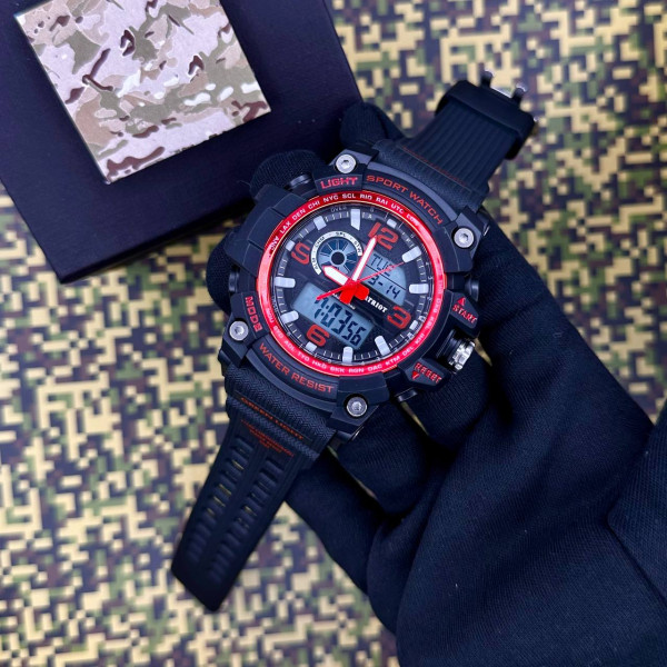 Годинник наручний Patriot 012RD Black-Red фото 3