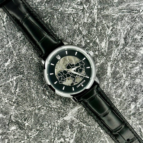 Годинник наручний Ukrwatch Україна Silver-Black фото 3
