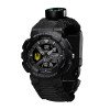 Годинник наручний Patriot 005 Тризуб золото Black Паракордовий ремінець Black + Коробка фото 3