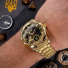 Часы наручные Ukrwatch 024GD Трезубец золото Gold фото 8